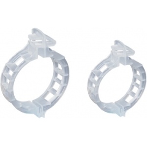 Set 100 cleme din plastic pentru sustinerea plantelor, 23 mm