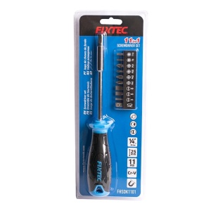 Set 11‑in‑1 surubelnita multifunctionala FIXTEC cu design ergonomic