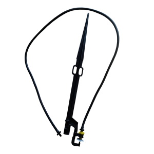 Set Microsistem de Aspersie cu Baza Galbena, Debit 160l/h: Solutie Eficienta pentru Udare