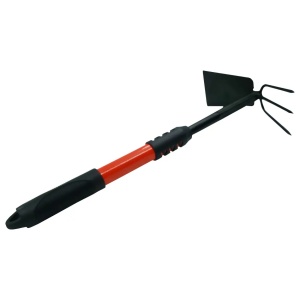 Unealta de gradinarit cu 3 gheare si mini-lopata, maner confortabil