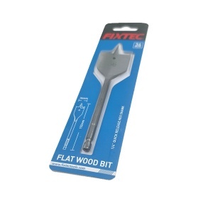 Burghiu profesional plat pentru lemn 36 mm x 152 mm FIXTEC - Img 2