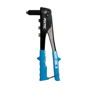 Cleste pentru nituri FIXTEC 250 mm, compatibil 2.4–4.8 mm