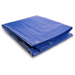 Copertina impermeabila 4x5m cu capse metalice, rezistenta la UV si apa
