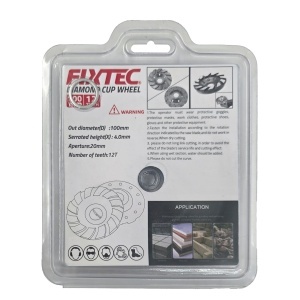 Disc diamantat FIXTEC 100 mm pentru taiere si polisare - Img 2