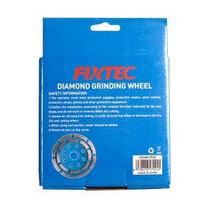 Disc diamantat segmentat FIXTEC 125 mm, grosime 5 mm pentru polisare - Img 5
