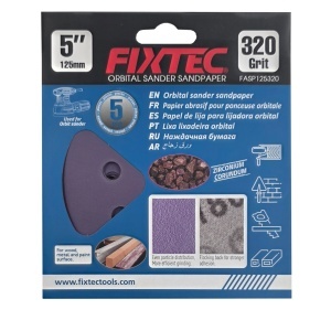 Disc slefuire FIXTEC 125 mm P320 pentru slefuitor orbital