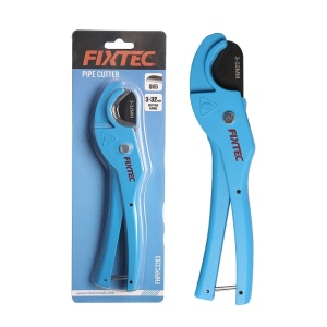 Foarfeca pentru tevi PVC FIXTEC 3‑32 mm, corp din aluminiu - Img 6