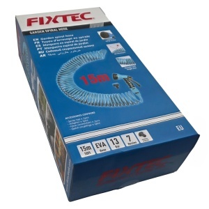 Furtun gradina spiralat FIXTEC 15m, EVA, cu pistol 8 moduri - Img 9