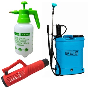 Kit stropit PEIS - Pulverizator 2in1 16l, Atomizor electric si Stropitor manual
