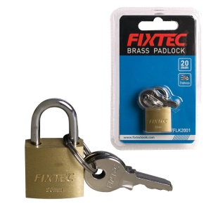 Lacat din alama FIXTEC 20 mm – Securitate Fiabila (Cod FLK2001)