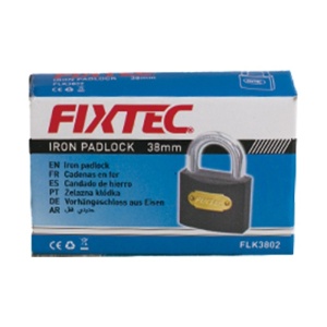 Lacat din otel FIXTEC 63mm cu 3 chei - Img 4