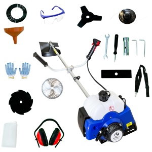 Motocoasa pe benzina Heimdall HM-4212, 42.5CC, cu 12 accesorii