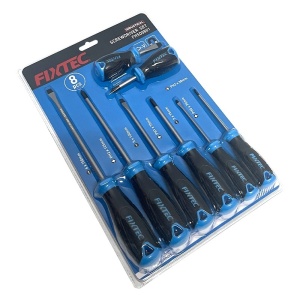 Set de 8 surubelnite FIXTEC cu maner ergonomic dublu-strat - Img 3