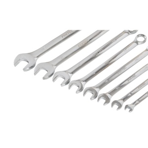 Set de chei combinate FIXTEC, 8 bucati, CR-V, cu suport - Img 4