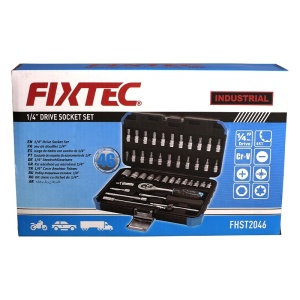 Set scule mecanice FIXTEC, 46 de componente, CR-V, in cutie - Img 6