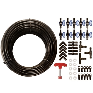 Sistem de irigare cu 44 piese, furtun de 100 metri - pas 33CM