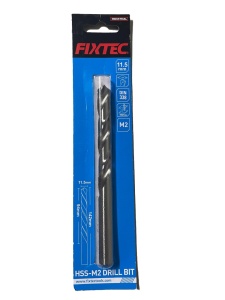 Spiral metalic HSS-M2 FIXTEC 11,5 mm x 142 mm