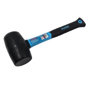 Ciocan din cauciuc FIXTEC 700g cu maner din fibra de sticla - Img 2