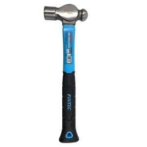 Ciocan FIXTEC 450g cu Cap Rotund si Maner din fibra durabila