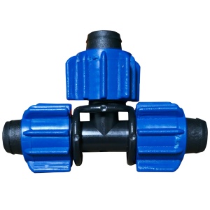 Conector TEU banda picurare, element de legatura pentru irigare prin picurare