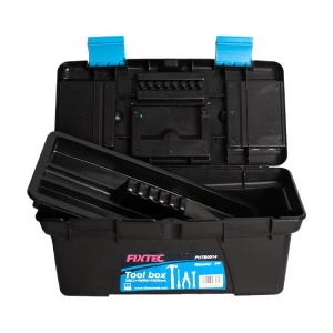 Cutie din plastic pentru scule FIXTEC 14″ (35x18x16 cm) - Img 4