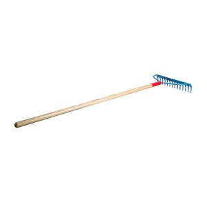Grebla FIXTEC cu coada din lemn, 14 dinti, 1400 mm