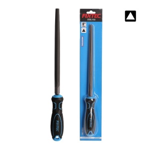Pila triunghiulara 8" FIXTEC cu maner confortabil - Img 3