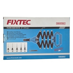 Rivetor pliabil FIXTEC 32 Inch pentru nituri metalice - Img 2