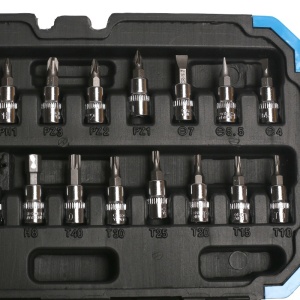 Set scule mecanice FIXTEC, 46 de componente, CR-V, in cutie - Img 3
