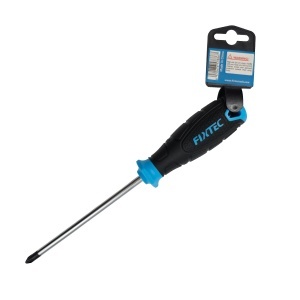 Surubelnita tip stea PH2 125 mm FIXTEC din otel CR-V cu varf magnetic - Img 2