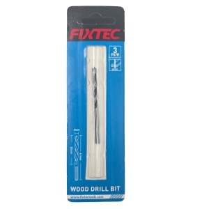 Burghiu spiralat pentru lemn FIXTEC 3×61mm