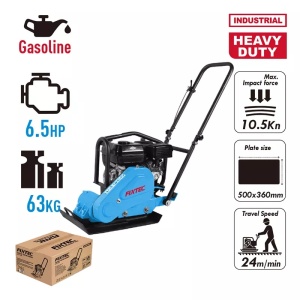 Compactor industrial FIXTEC pe benzina 6.5cp, protectie nivel ulei - Img 2