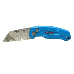 Cutter retractabil din aluminiu 19 mm cu 6 lame suplimentare
