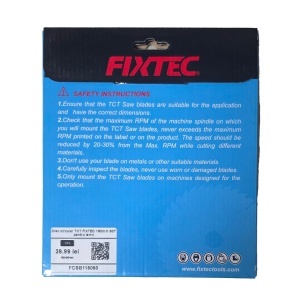 Disc circular TCT FIXTEC 180 mm 60 dinti pentru taierea lemnului - Img 2