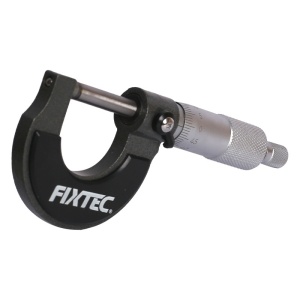 Micrometru FIXTEC 0-25mm, precizie 0.01mm, fabricat din otel carbon - Img 2