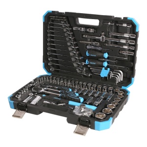 Set de chei tubulare FIXTEC 1/2", 3/8", 1/4" - 134 de piese cu cutie - Img 2