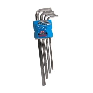 Set FIXTEC 9 imbusuri metrice 1.5‑10 mm din CR‑V - Img 2
