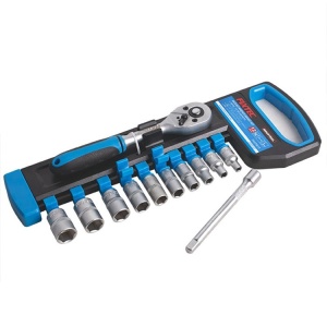 Trusa clichet cu tubulare 12 bucati FIXTEC 3/8", CR-V - Img 6