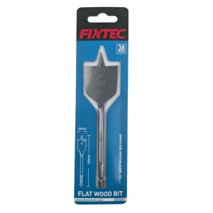 Burghiu plat profesional pentru lemn Fixtec 38 mm x 152 mm