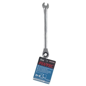 Cheie fixa cu clichet articulat FIXTEC 6 mm cu 72 dinti
