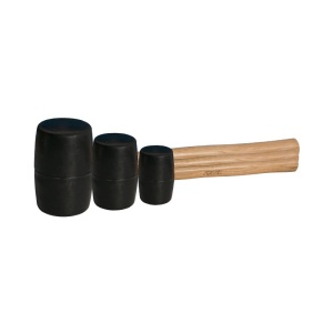 Ciocan din Cauciuc FIXTEC 8 oz cu Coada din Lemn - Img 2