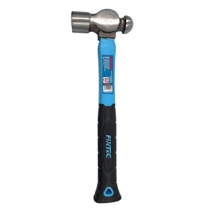 Ciocan FIXTEC 900g cu Cap Rotund si Maner din Fibra Tare