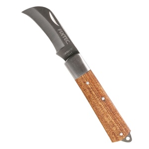 Cutit electricieni FIXTEC cu lama incovoiata 190 mm - Img 2