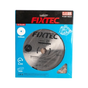 Disc Circular pentru Lemn FIXTEC 185 mm, 24 Dinti - Img 2