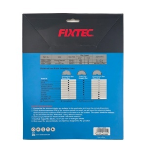Disc diamantat FIXTEC pentru taiere 230x22.2mm, segment 7mm - Img 2