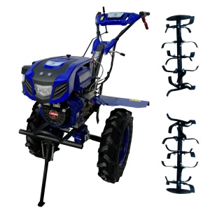 Motocultor pe benzina 18CP, Start Electric, 2+1 trepte, far, marca HEIMDALL