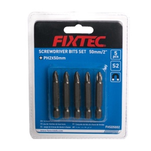 Pachet 5 biti magnetici PH2 FIXTEC S2 50 mm