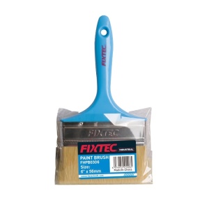 Pensula pentru vopsit FIXTEC 6" cu maner ergonomic din plastic