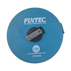 Ruleta masurare 30m cu banda fibra sticla si cadru ABS FIXTEC - Img 1