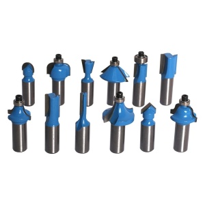 Set burghie pentru lemn FIXTEC, 12 bucati, tija 1/4" - Img 3
